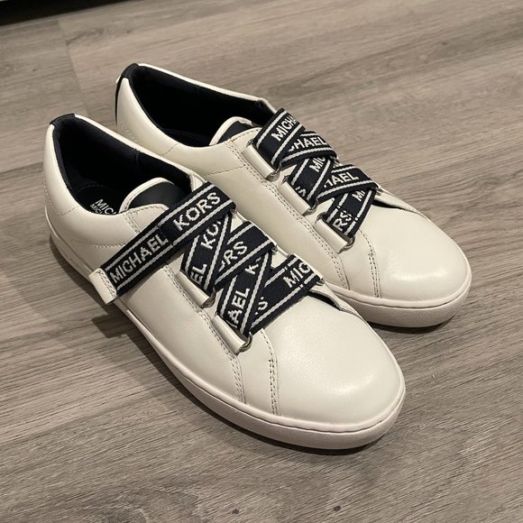 Strap Leather Sneakers - Picture 1 of 3